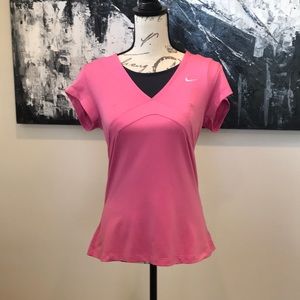 Nike women’s L shirt with support.